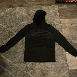 Men’s Nike sweatshirt, size small, black on black